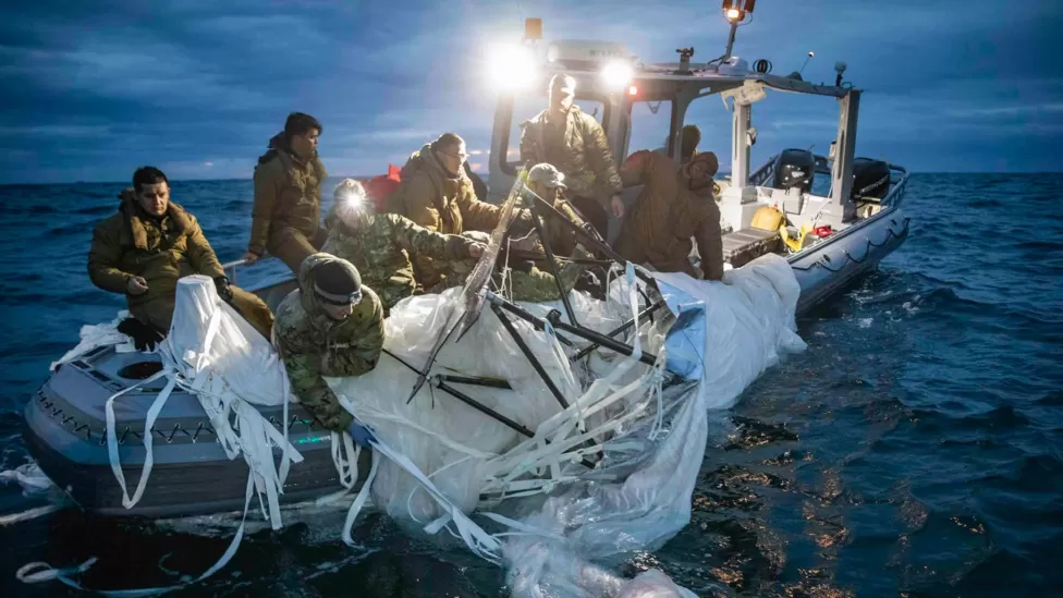 US Navy personnel recover
