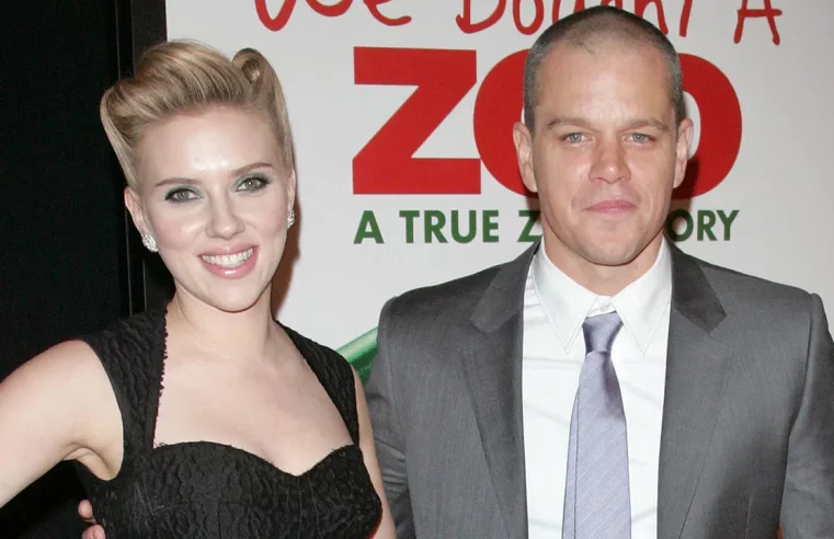 Matt Damon says kissing Scarlett Johansson ‘was hell