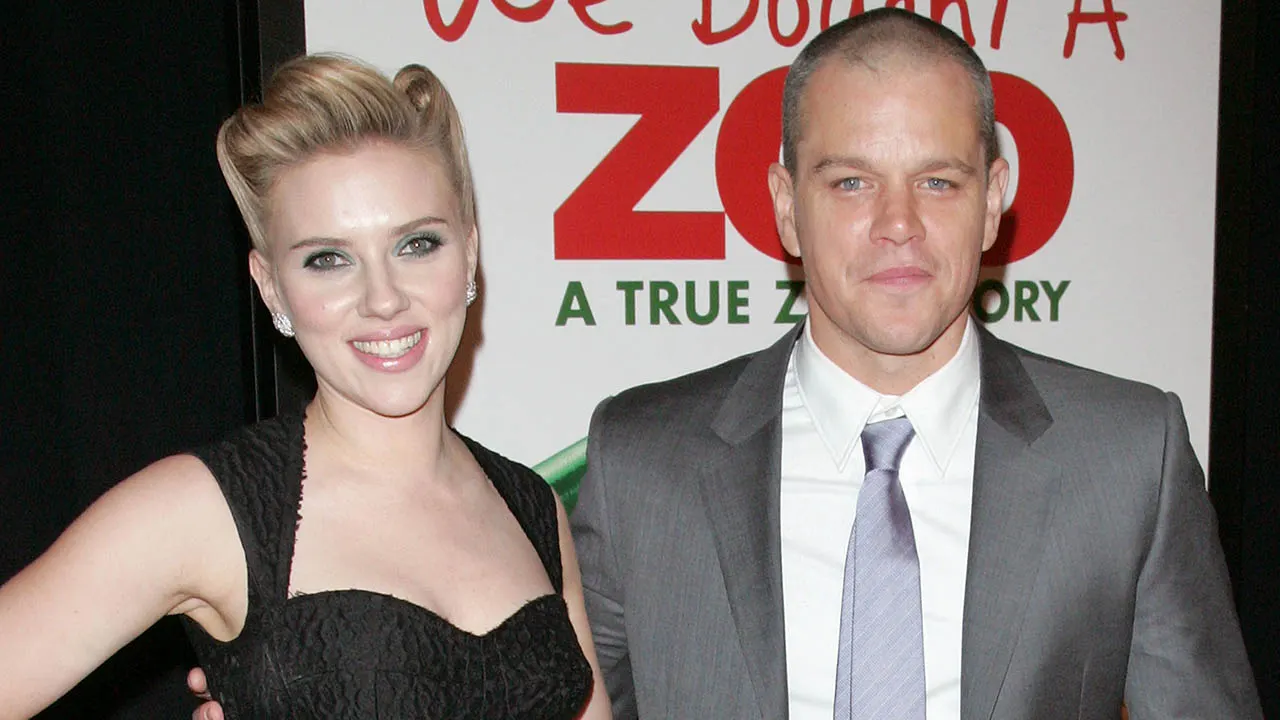 Matt Damon says kissing Scarlett Johansson ‘was hell