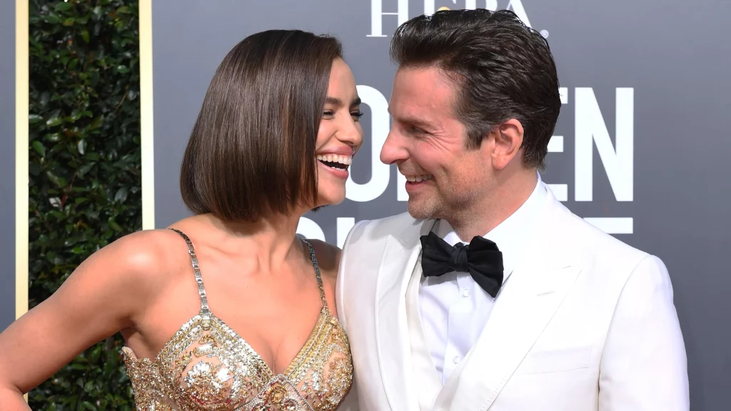 Bradley Cooper and Irina Shayk laughed together