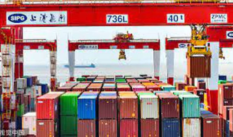 China’s weekly export container shipping index down