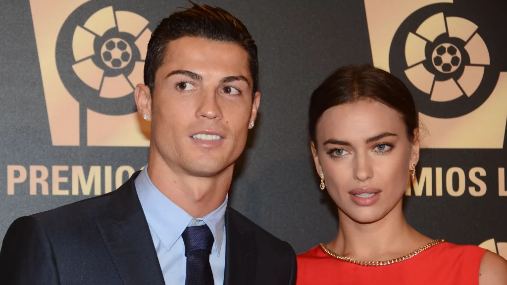 Famous soccer player Cristiano Ronaldo and Irina Shayk were together