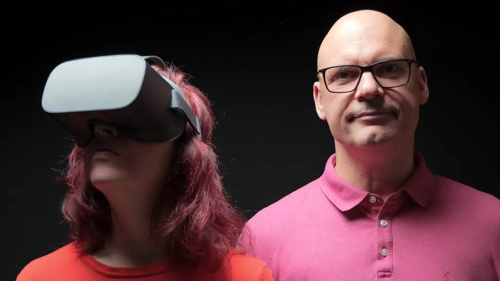Gemma and Kelman Grieg-Kicks hope virtual reality headsets will attract a new theatre audienc