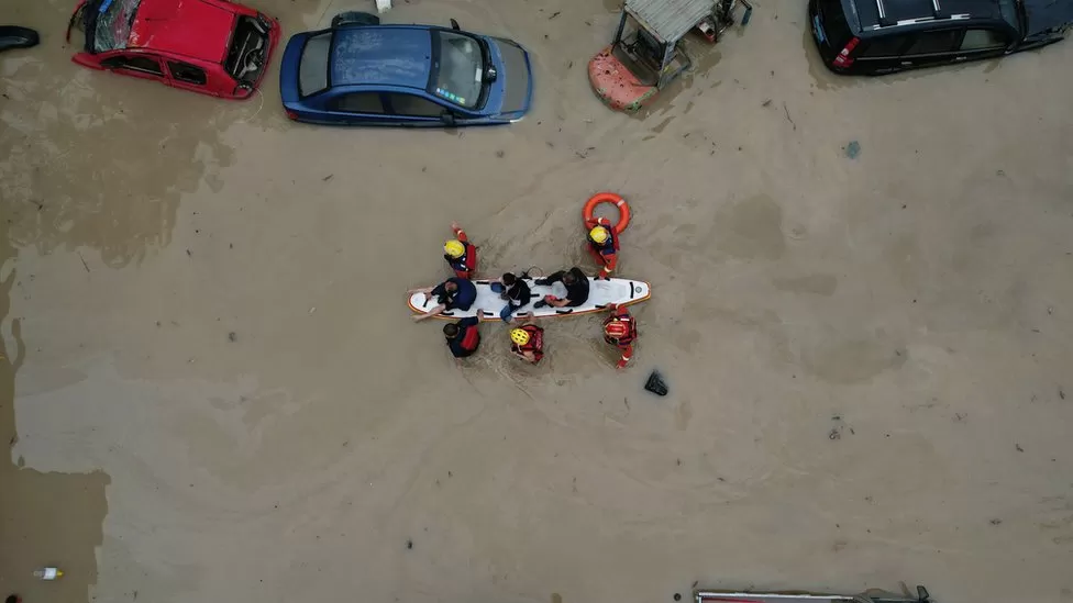 Hundreds of thousands are being evacuated across Asia as relentless rains wreak havoc in various cities