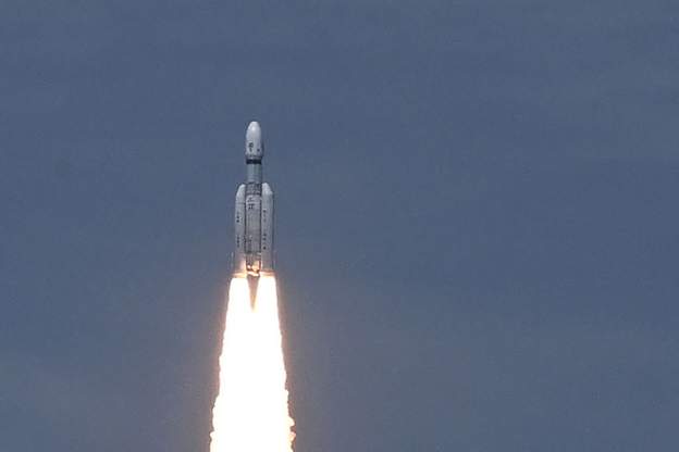 India’s rocket Chandrayaan-3 blasts into space for Moon mission