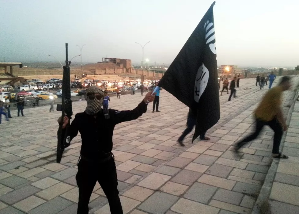 IS took control of areas of Iraq and Syria until they were defeated in 2017