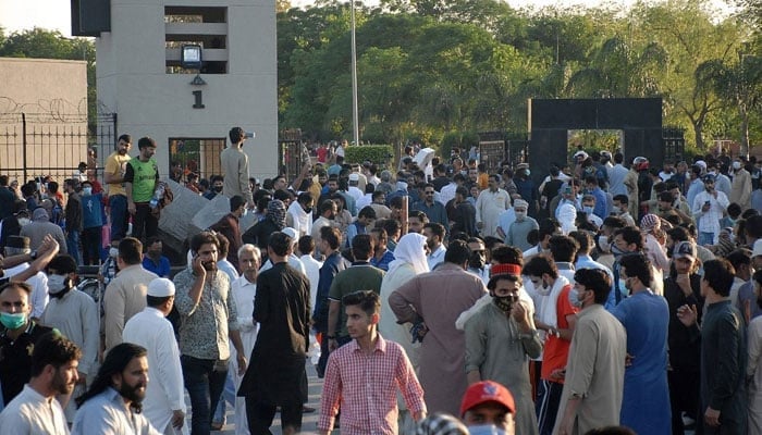 Imran Khan booked in six cases including GHQ attack