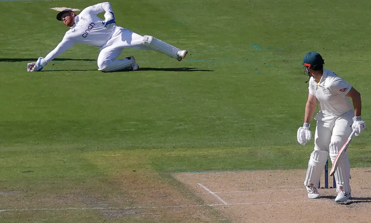 Bairstow’s catch sums up shock of the old with Bazball England