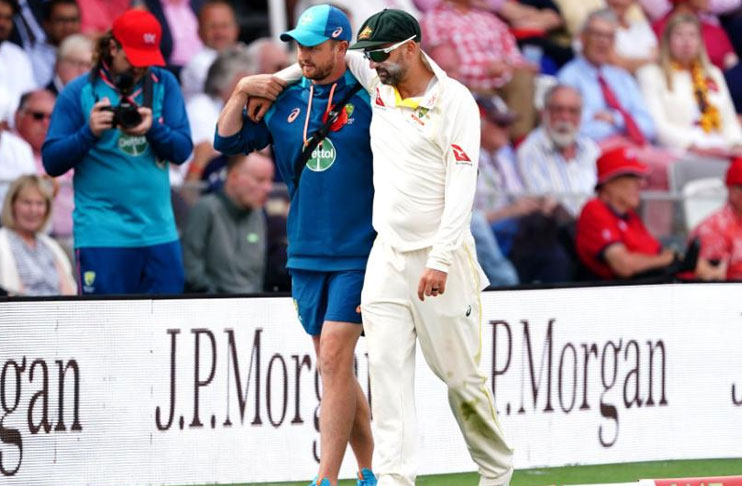 Nathan Lyon ruled out of Ashes remainder with ‘significant calf tear’