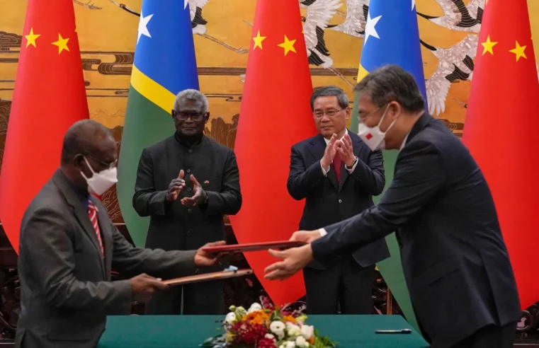 Solomon Islands signs China policing deal in upgrade of ties