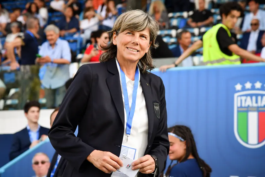 The Italian head coach Milena Bertolini