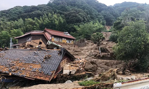 ‘Heaviest rain ever’ causes deadly floods and landslides in Japan