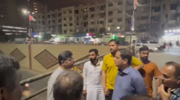 Karachi mayor visits underpasses, inspects drainage machinery