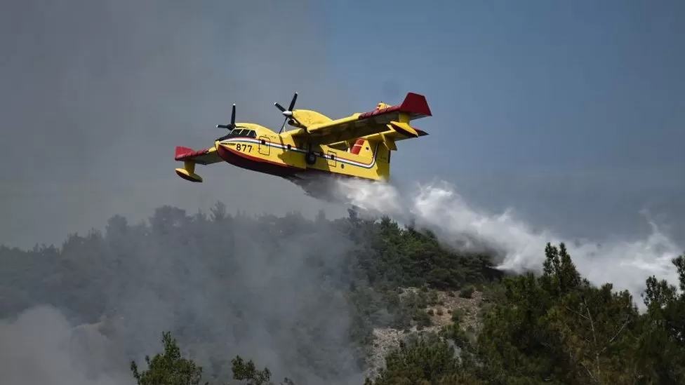 Europe heatwave: Greece wildfires Eighteen bodies found in Greek