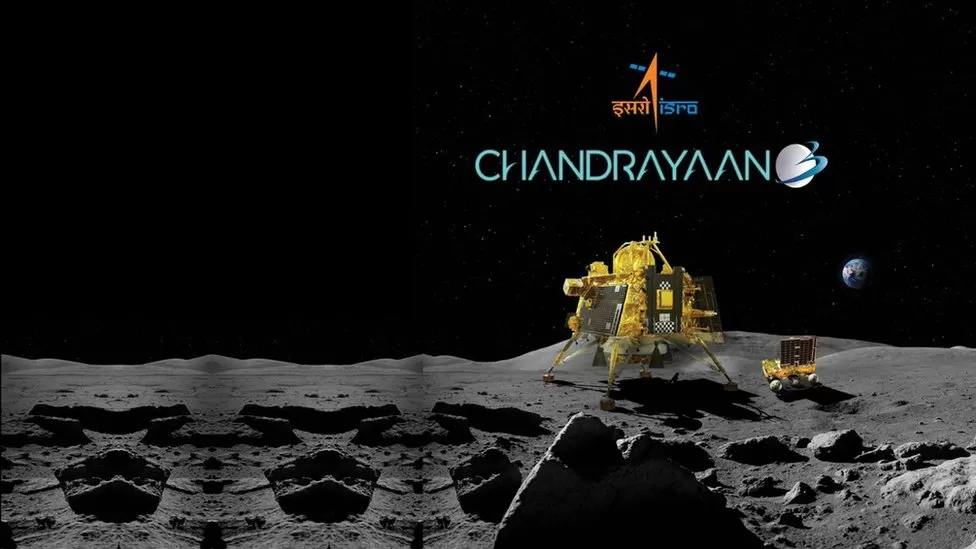 india’s Moon lander aims for historic lunar south pole landing