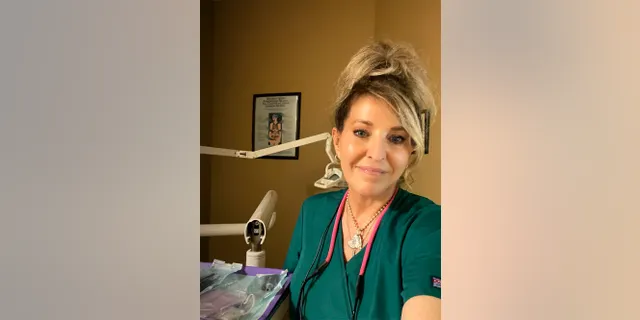 Former Vixen singer Janet Gardner, now a dental hygienist