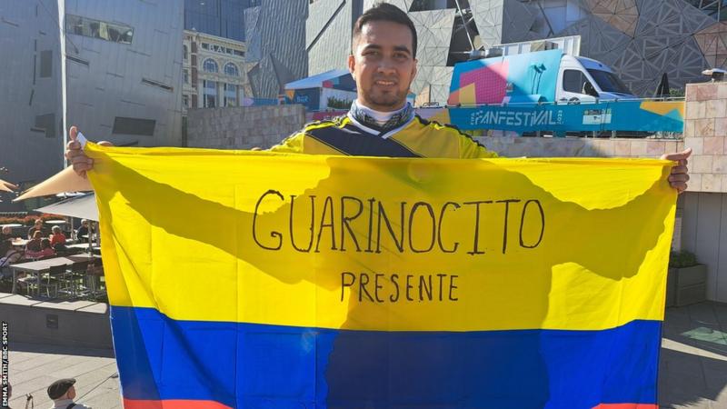 Colombia roared on by expatriates and good feeling before England