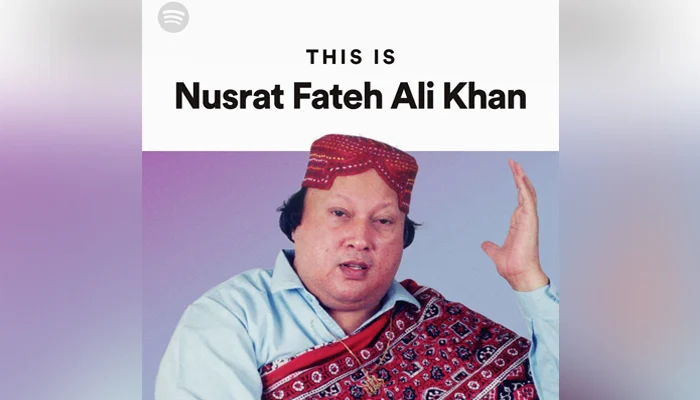 Spotify pays tribute to legendary qawal Nusrat Fateh Ali Khan