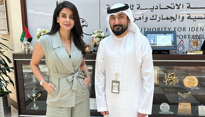 Saba Qamar honoured with UAE golden visa