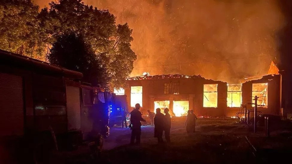 Ukraine war: Russia hits blood transfusion centre