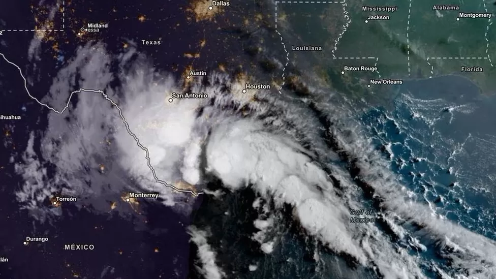 Second US tropical storm in a week drenches Texas