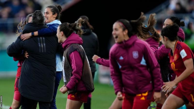 Women’s World Cup: ‘Great day’ as Spain reach first semi-final