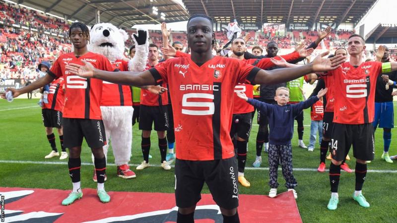 Who is Rennes winger set for Manchester City