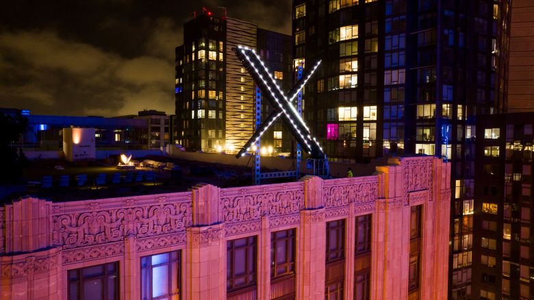 ‘X’ removed after being installed a top company headquarters