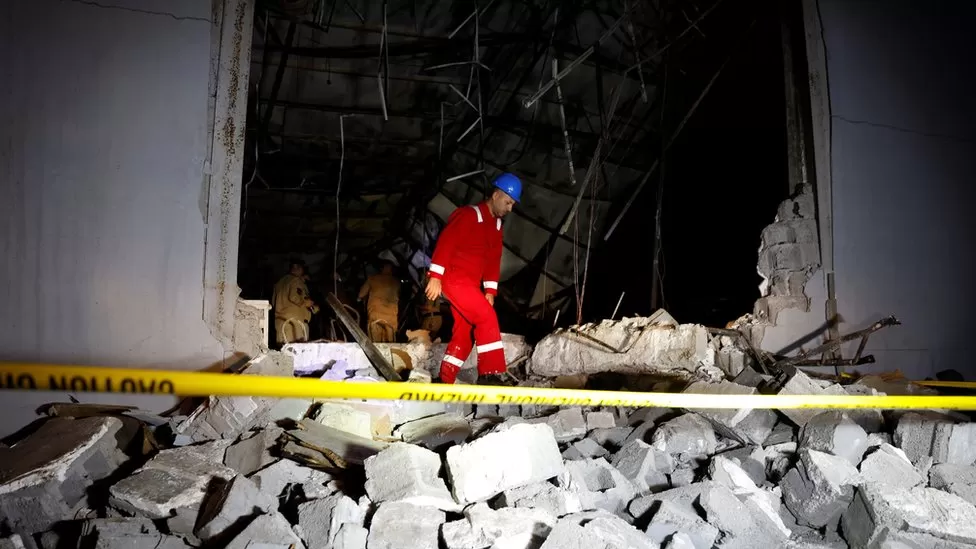 At least 100 killed in blaze at wedding party in Nineveh.