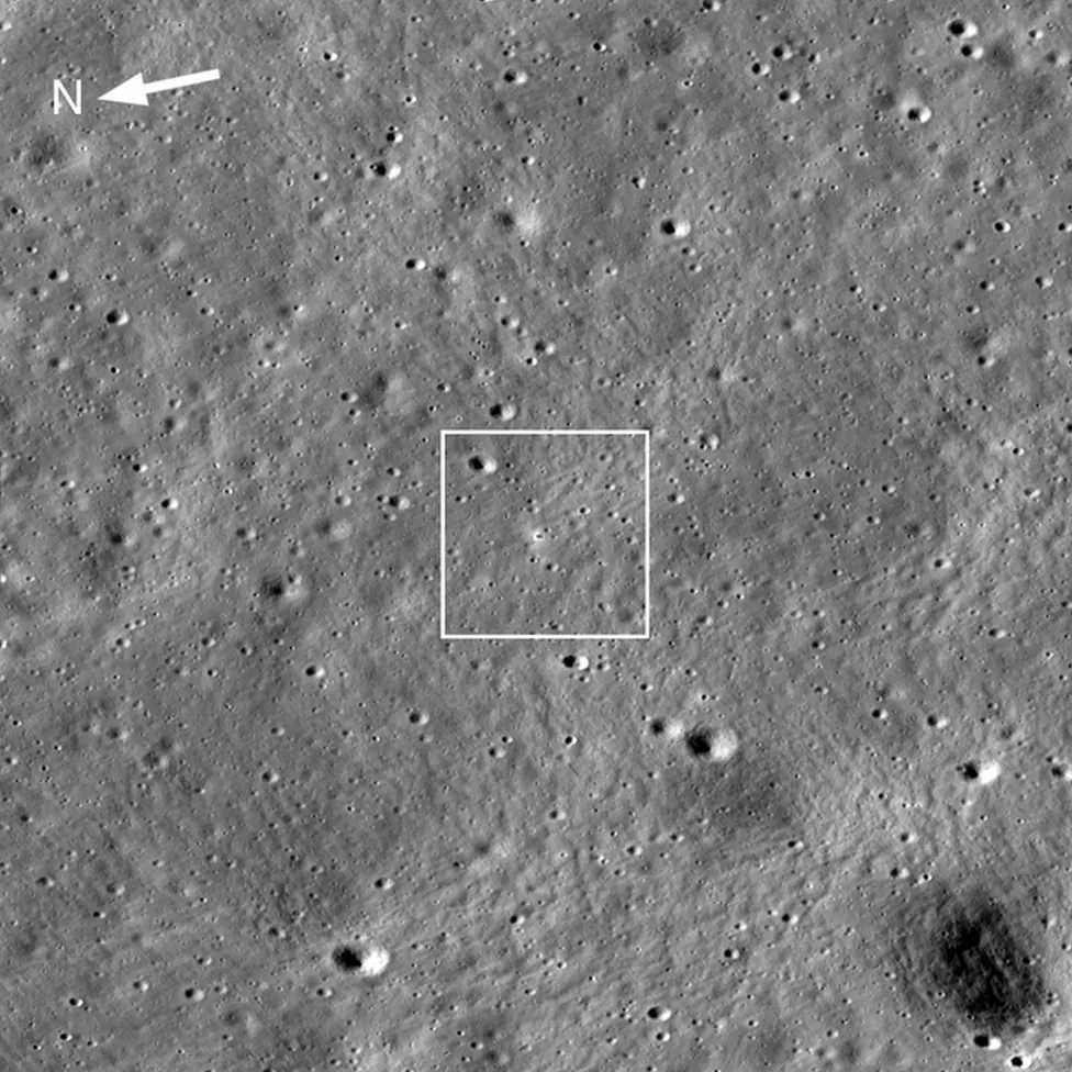 Nasa’s lunar orbiter photographs India’s Moon lander Vikram