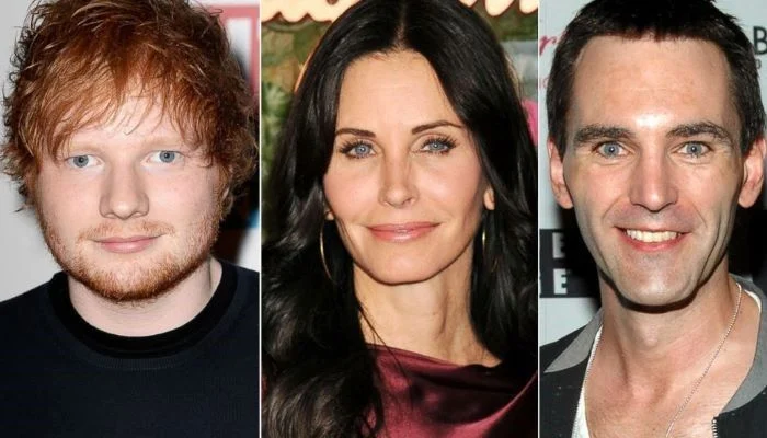 Ed Sheeran’s serenade marks Courtney Cox decade of love