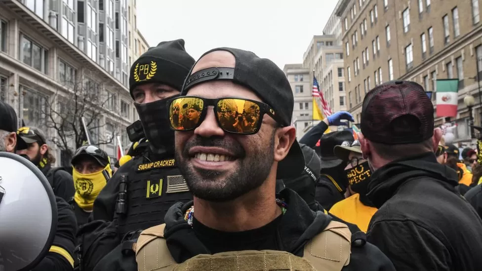 Ex-Proud Boys leader Enrique Tarrio jailed for 22 years