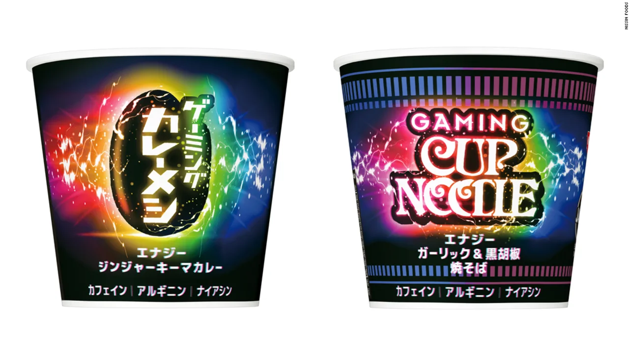 Need to stay up gaming have some caffeinated Cup Noodles