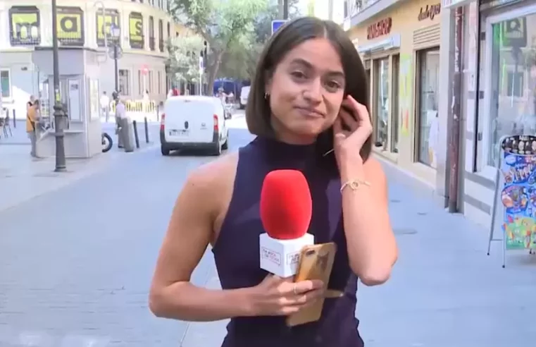 Anger in Spain after man appears to grope reporter