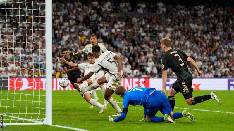 Bellingham’s strike was his sixth goal in six matches for Madrid