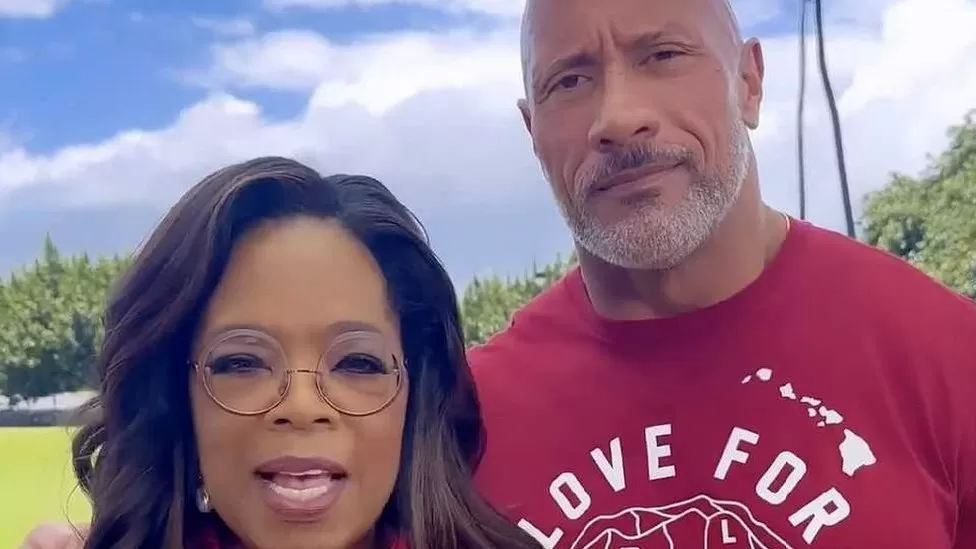 Oprah and The Rock pledge direct payments to victims in Maui