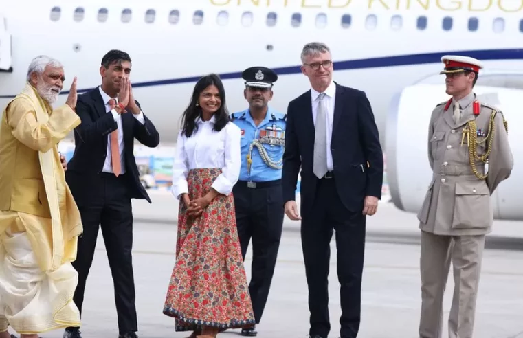 Rishi Sunak makes ‘historic’ G20 visit to India