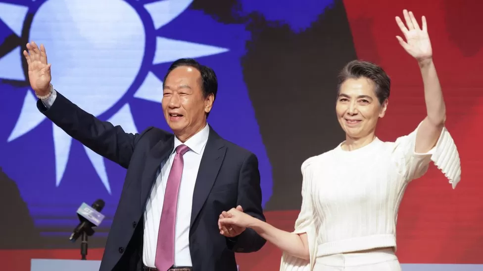 Foxconn founder Terry Gou picks Netflix actress