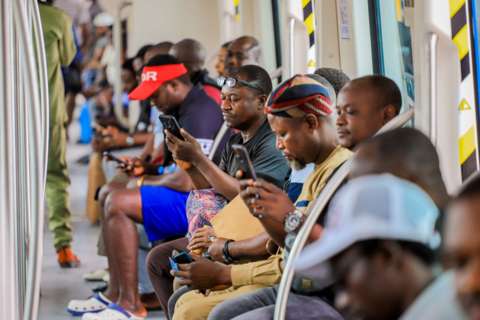 Lagos metro train opens to public