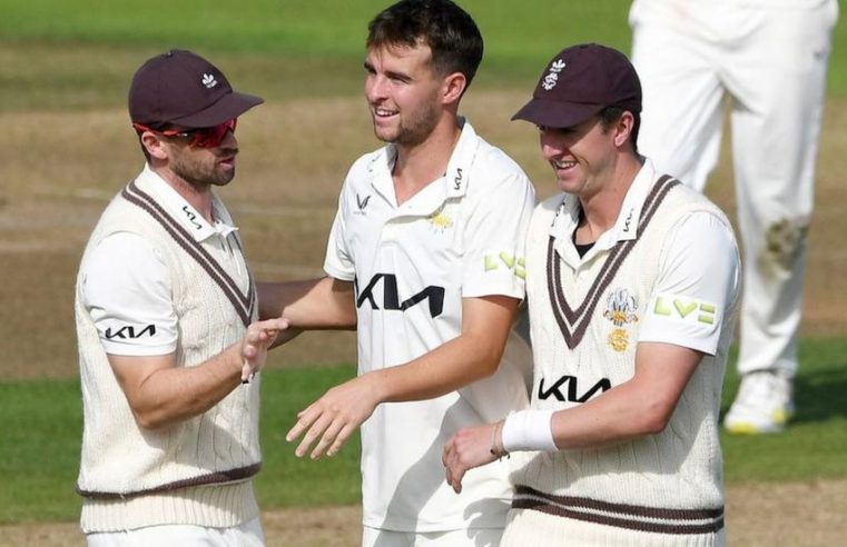 Surrey close on title despite Brown defiance for Hampshire