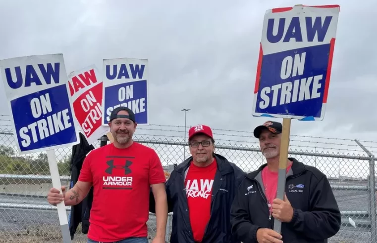 Joe Biden makes history by joining UAW picket line