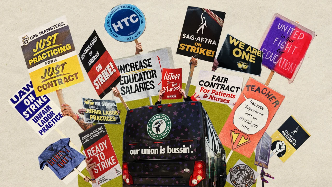 US unions have flexed their muscle this past year