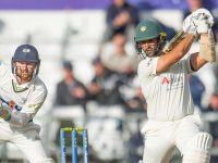Worcestershire captain Brett D'Oliveira was dismissed just before his side scored their promotion-clinching run