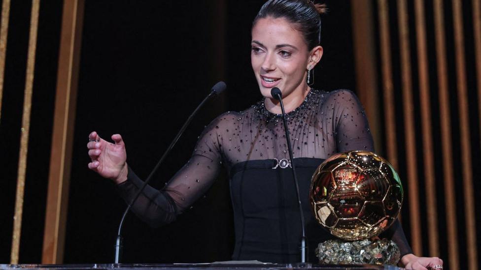 Spain Barcelona midfielder Aitana Bonmati wins award for first time