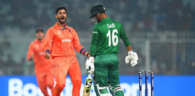 Cricket WC 2023 Netherlands beat Bangladesh