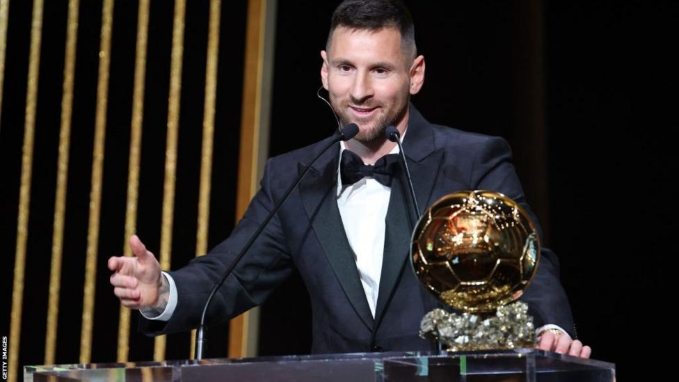 Lionel Messi wins eighth award beating Erling Haaland to trophy