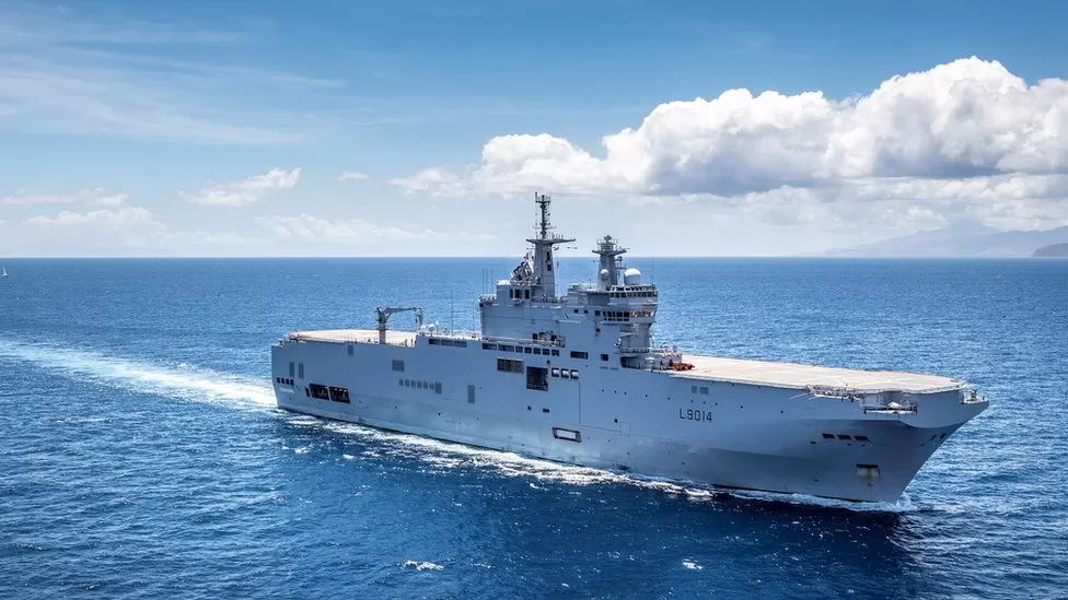 Macron is sending the humanitarian ship to Gaza