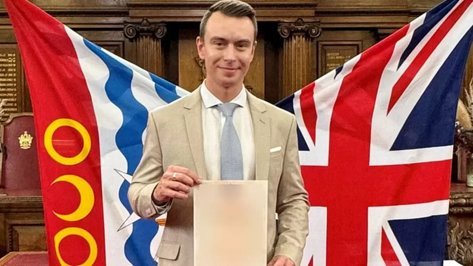 Man gets citizenship letter from late Queen