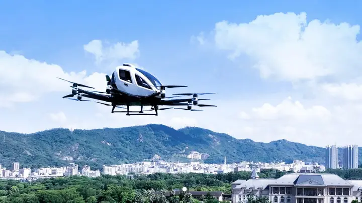 First certified passenger-carrying air taxi takes flight