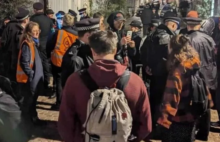 16 protesters arrested outside Rishi Sunak's London home